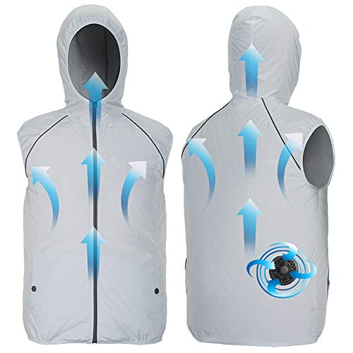 Veste de travail homme ventilateur électrique pour industrie et atelier