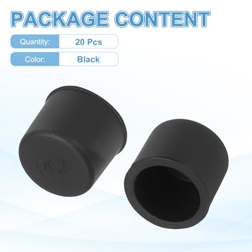 Tapones anti polvo RCA de silicona, 5 piezas, negro miniatura 3