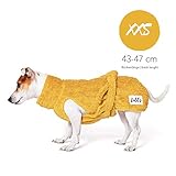 lille meteo agricole  Lill\'s Albornoz para Perros, 100% algodón orgánico, ámbar orgánico (Amarillo)