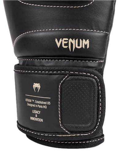 Venum, Impact EVO - Guantes de Boxeo Unisex para Adultos, 12 oz, Color Negro - imagen 3