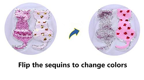 Girls Children Kids Magic Flip Sequins Shirts Cotton Fashion T-Shirt Tops Tees2