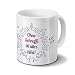 Produktbild Tasse mit Namen Schnuffi - Motiv Ohne Schnuffi ist alles blöd - Ornamente Design - Namenstasse, Kaffeebecher, Mug, Becher, Kaffeetasse - Farbe Weiß