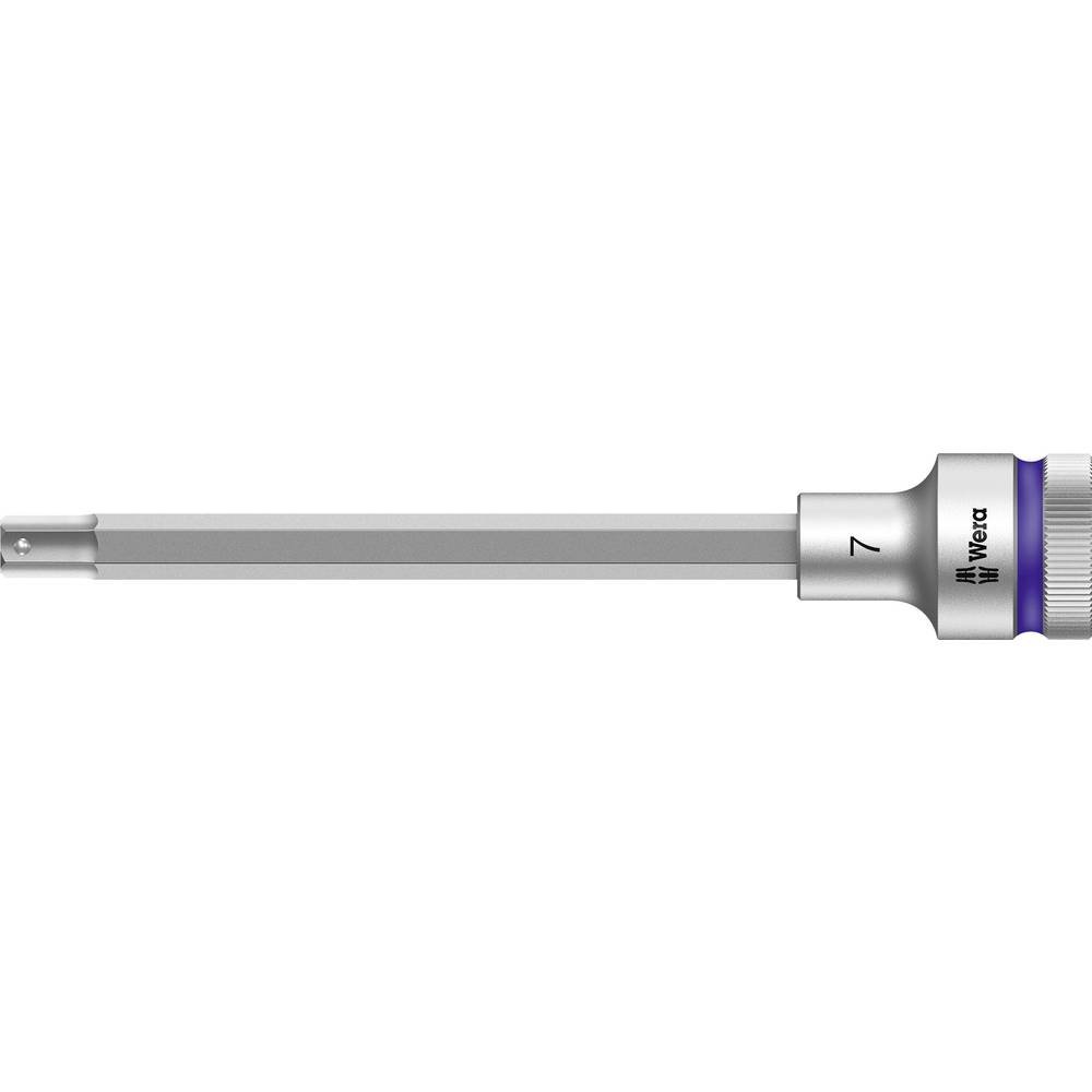 Wera 8740 C HF Zyklop Bit-Nuss 1/2 Zoll Antrieb mit Haltefunktion, 7.0 x 140 mm, 05003843001