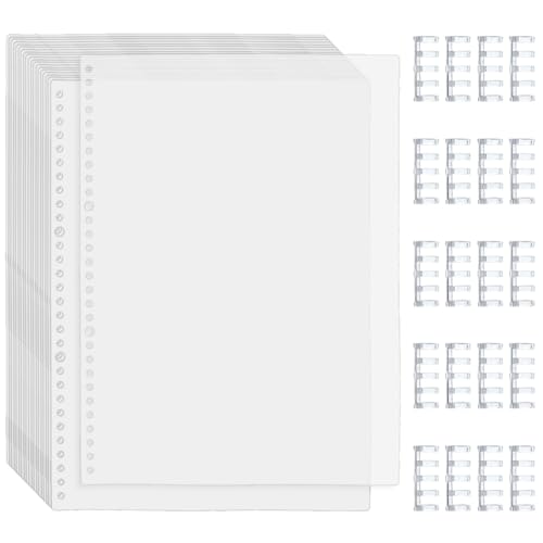 Couvertures de reliure A4 transparentes avec peignes pour vos dossiers