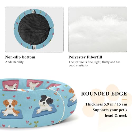 Panier pour chien bleu S contre le stress du chiot - 6