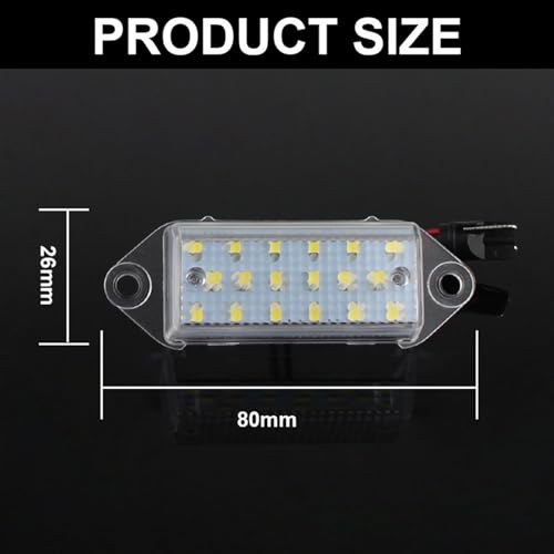 Luces matrícula Lancer 2003-2017 Evolution X remolques 4