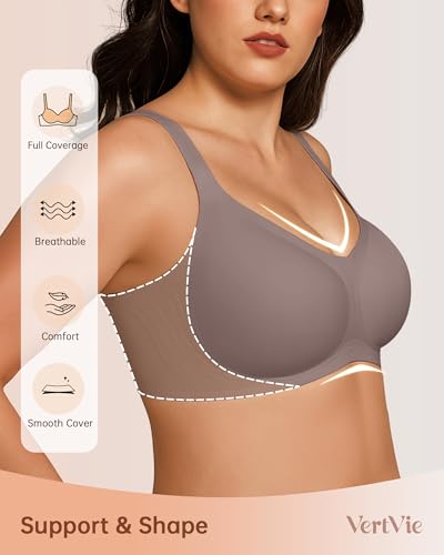 Image of Vertvie Wireless Seamless Jelly Bra Supportive Smoothing