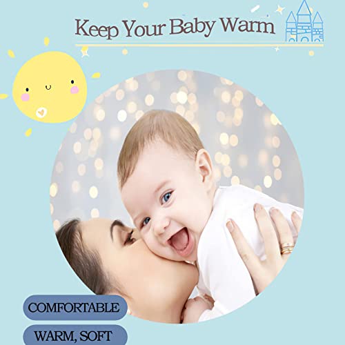 Jktown Unisex Infant Swaddle Blankets Soft Thick Fleece Knit Baby Girls Boys Stroller Wraps Baby Accessory Beige(0-6 Month), 27.56 X 15.75 In #TOP5