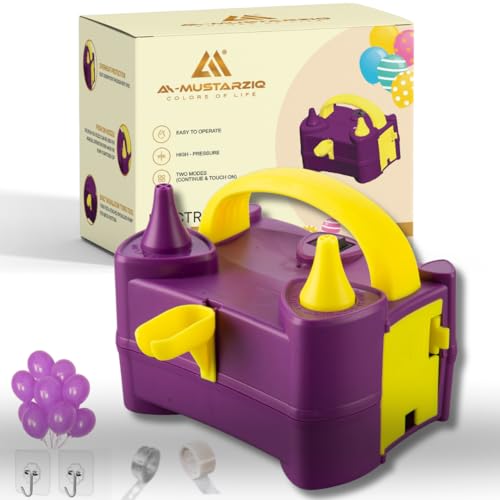 AL-Mustarziq Electric Balloon Pump with UK Plug- Balloon Inflator Pump Machine