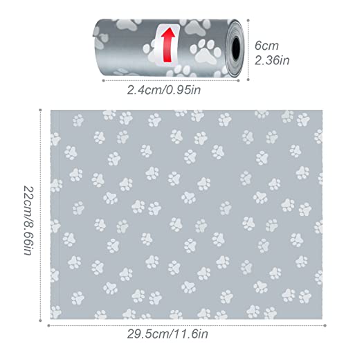 Image of Dog Poop Cat Litter Bags for Waste Refuse Cleanup - 14Rolls Poop Bags Thick & Leak Proof, Easy to Use for Pet Puppy Outdoor Walking Travel (210 Count)