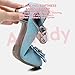 Amtidy Girls Dress Shoes Mary Jane Wedding Party Shoes Glitter Bridesmaids Princess Heels Shoes Rainbow (Toddler/Little Kid/Big Kid)