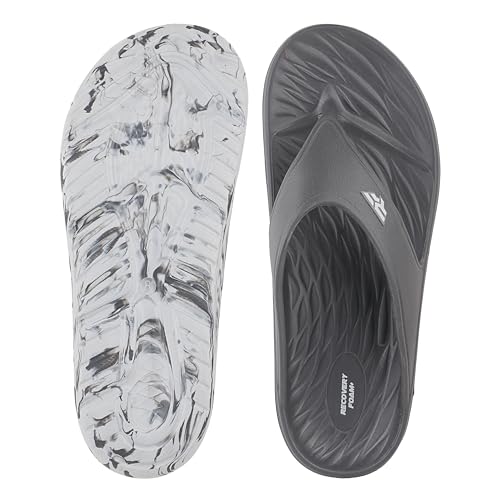 Image of Mens Ssh-rfv02 Slippers | Comfort Flip Flops With Arch Support Heel Cup For Indoor Outdoor Walking