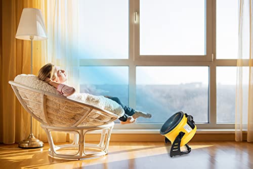 Xpower Fc-125B Portable High Velocity Battery Operated Portable Rechargeable Cordless Dc Fan, Outdoor, Camping, Travel, Usb Port For Charging Devices, 900 Cfm, 12,000Mah #TOP4