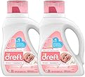 Dreft Stage 1: Newborn Hypoallergenic Liquid Baby Laundry Detergent (HE), Natural for Baby, Newborn, or Infant, 32 Loads (Packaging May Vary), 50 Fl Oz (Pack of 2)