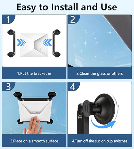 Save on Starlink Mini Suction Mount - Strong Grip & Vibration-Proof