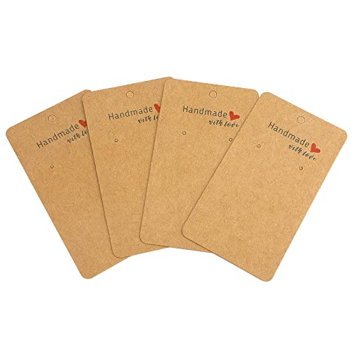 JijAcraft Carta Porta Orecchini 9x5cm, 200 pezzi