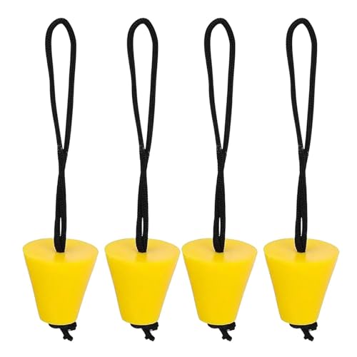 Bouchon de vidange universel pour kayak de 4 cm avec cordon | Lot de 4