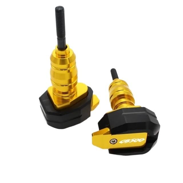 Sliders de cadre de moto contre les chutes de CB500F 2013-2018 jaune CNC