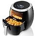 Produktbild Acekool Heißluftfritteuse Ofen Große 8L schnelle Luftzirkulation, Airfryer Ohne Öl mit Digital Touchscreen, Sichtfenster Spülmaschinenfestes Zubehör Bpa Frei 1800W, Timer & Temperaturkontrolle