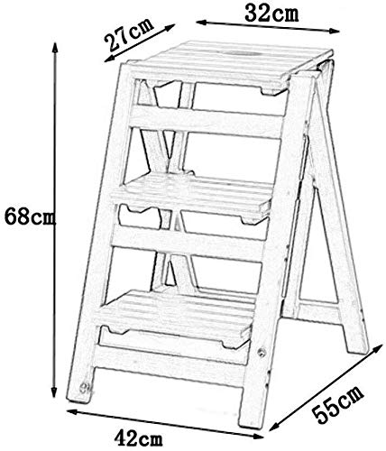 Taburete de escalera de 3 escalones para evitar caídas al limpiar zonas altas en casa 2