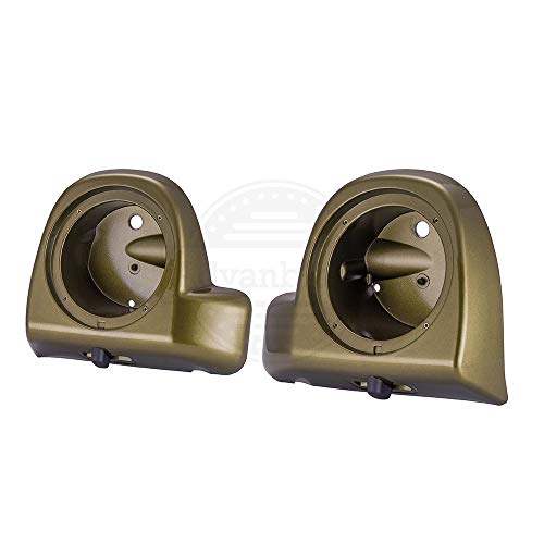 Moto Onfire Olive Gold 6.5" Bocinas Fairings Lower Vented miniatura 3