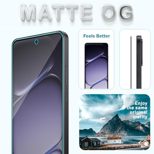 Image of FIRST MART Military-Grade Matte Tempered Glass for OnePlus Nord CE 6 Lite - 9H Screen Protector, Anti-Glare Protection, Scratch-Resistant, Bubble-Free (1 Pack)