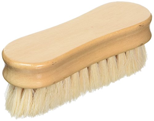 William Hunter Equestrian Pure Goat Hair Small Horse Face Brush with Varnished Wooden Back- Very Soft