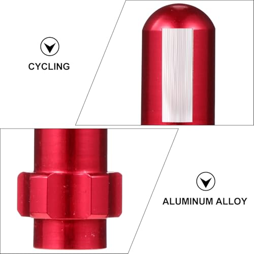 Cubierta de válvula de neumático MAGICLULU, par de aluminio miniatura 7