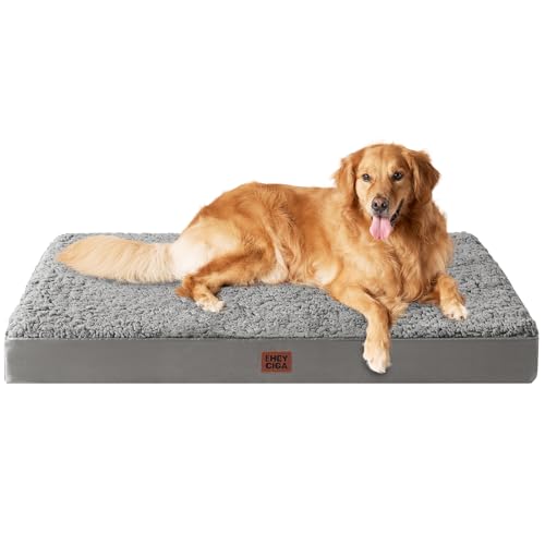 Image of EHEYCIGA Orthopedic Dog Bed Extra Large with Removable Washable Cover, 44IN