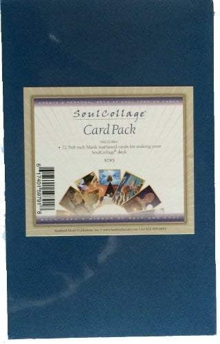 DijkooSoulCollage Card Pack - 12 Blank Cards - Blue - Ungraded - Unisex - Self-Discovery - Collectible Card Kit