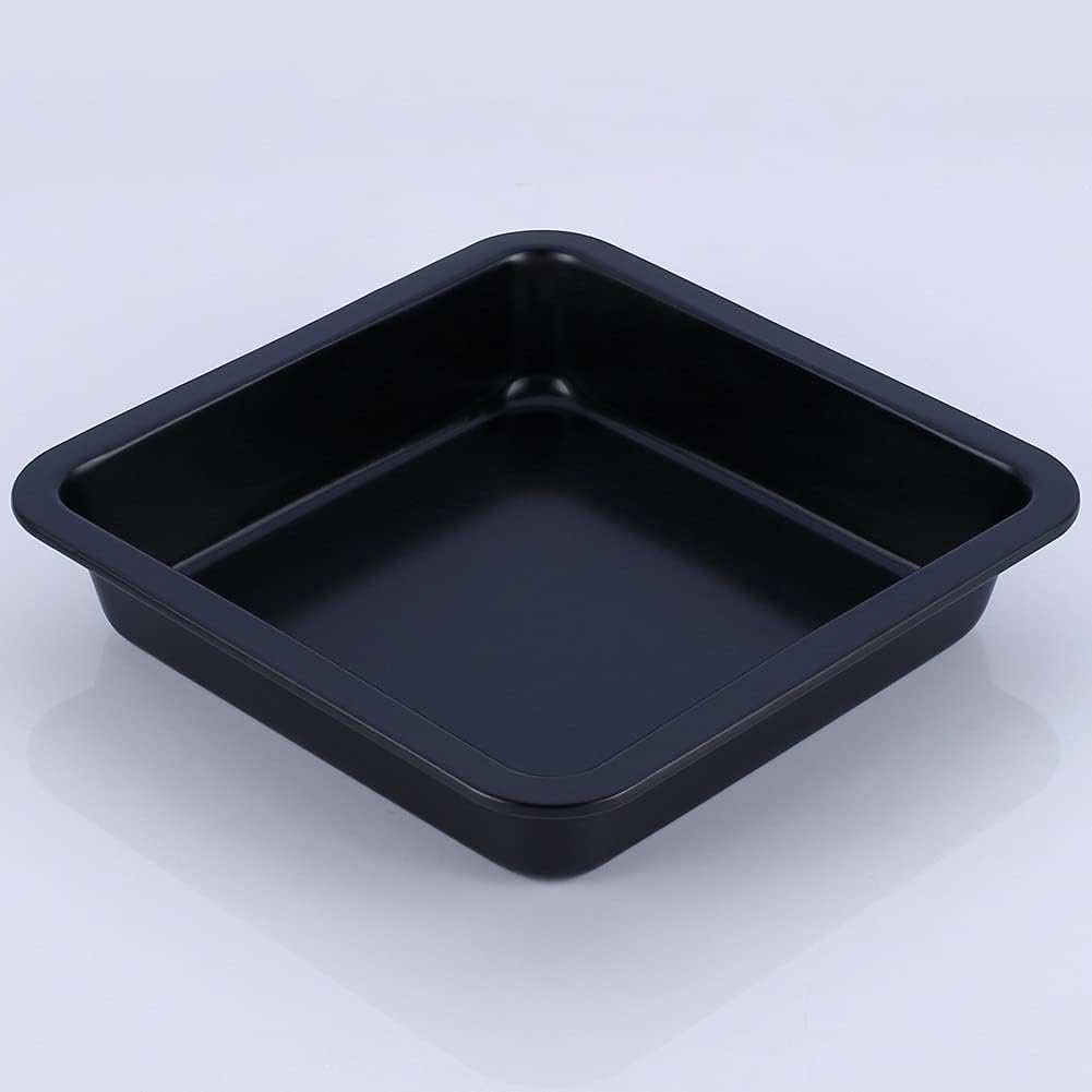 Square Cake Pan Carbon Steel Baking Tray Pie Pizza Bread Bakeware Tools