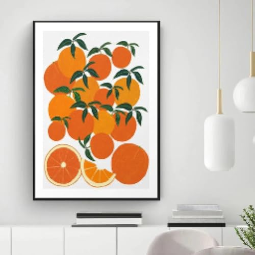 Impression toile citrons et fruits pour l'ambiance de la cuisine et de la salle à manger