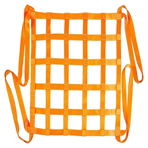 Cargo Lifting Nets - Lifting Straps for Hoist, Polyester Cargo Lifting Net, Bungee Cargo Net, Stairs Windows Fence Mesh Safety Protection Netting, for Industry, Logistics, Construction (Size : 1 X 1M