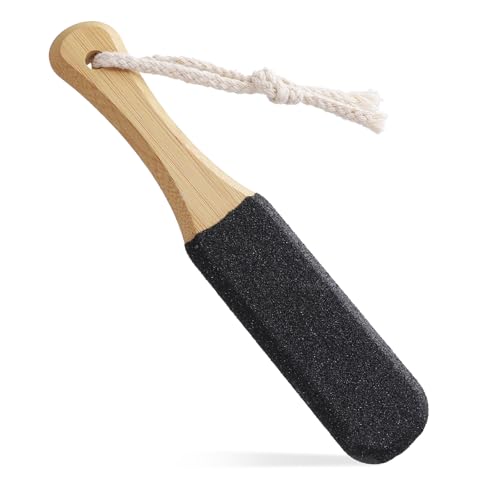 Bimsstein Fußpflege Hornhautentferner Fußschrubber Entfernt Rissige Fersen Leichter Stein Pediküre Fußraspel Abgestorbene Haut harte Haut Feilenbürste für Füße Hände Körper (Braun, Schwarz)