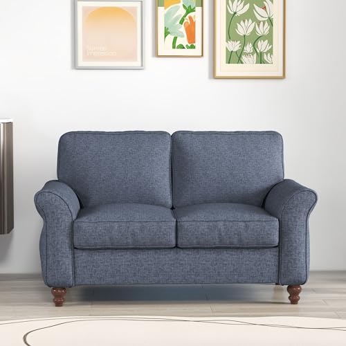 Bonzy Home 57" Loveseat Sofa, 2 Seater Comfy Love Seat