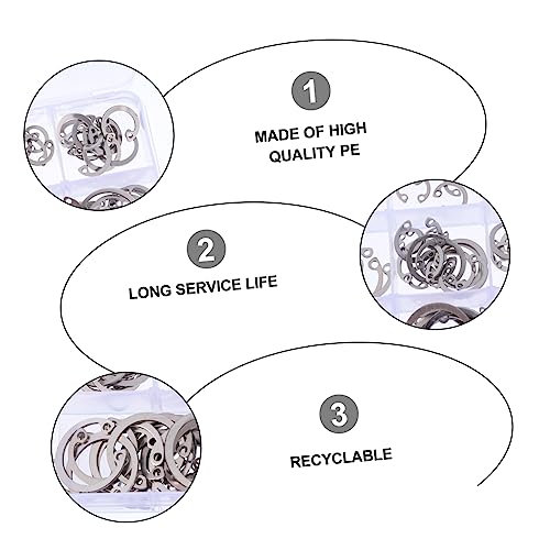 150 Unidades anel de retenção para furo em forma de c anel de pressão do eixo parte c- grampos de re