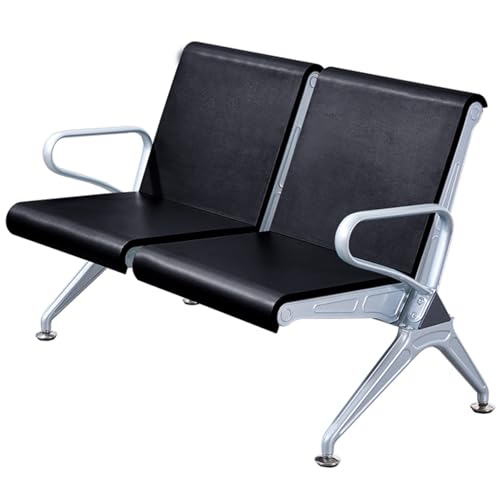 UHRLGHS Comfortable Waiting Room Bench with Armrests-Stylish Seating for Airport Salon and Lobby-Dimensions:120 X 68 X 80 Cm-& Modern Design,