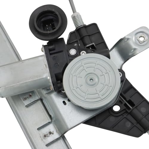 Image of TRQ Front Passenger Side Power Window Motor and Regulator Assembly Express Up Express Down One Touch Anti Pinch Compatible with 2013-20 Nissan Pathfinder