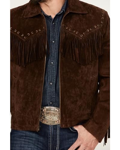 Image of Scully Men's Leather Fringe Jacket - 221-86 US