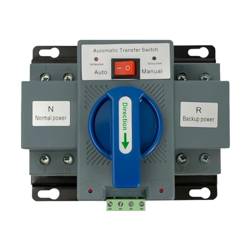 Interruptor de transferencia automática para cortes de luz en el hogar 110V 63A 1