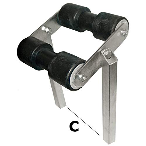 OSCULATI Rullo Basculante Centrale Tubo 30 x 30 mm