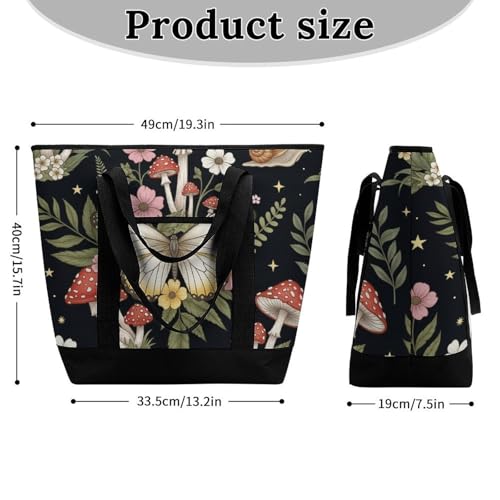 Fashionable Commuter Tote Bag Large Insulated Work Handbag2