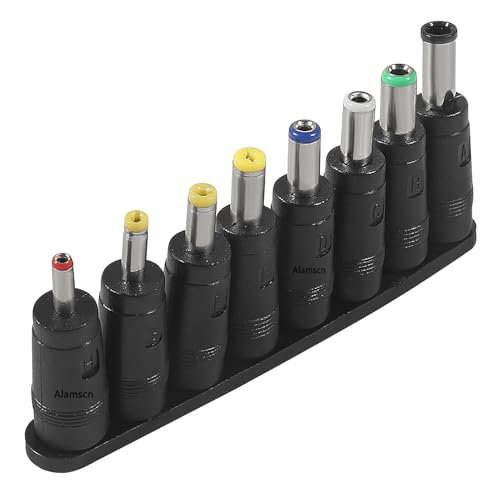 Kit universal de 8 conectores de corriente DC 5.5x2.1 mm miniatura 1