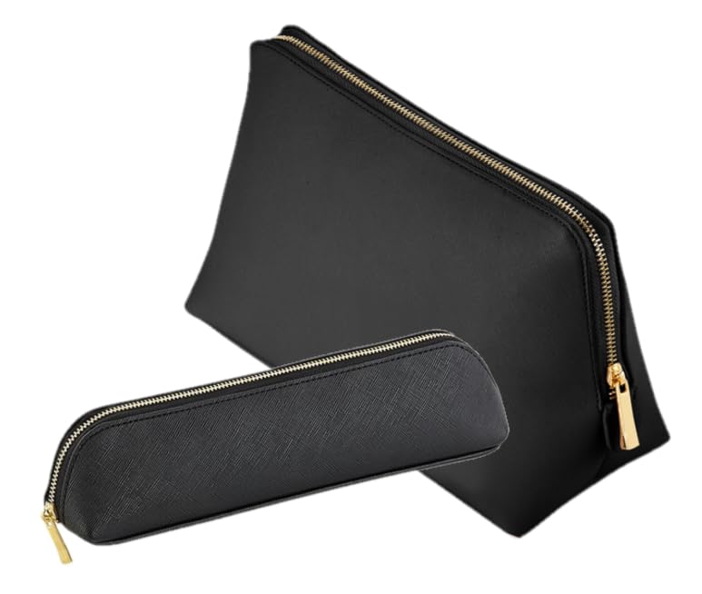 Regala el práctico juego de 2 estuches para accesorios COOZO negro 1