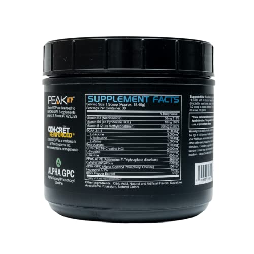 Blacklabel Supplements - Pre Hustle - Pre-Workout Dietary Supplement - Supports Energy, Focus, Strength, Endurance & Recovery - With Caffeine, Vitamins & Amino Acids - 30 Servings - Blue Razz #TOP1