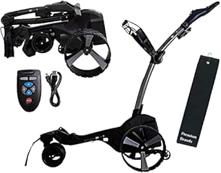 MGI Golf MGI Zip Navigator Remote Control Electric Golf Cart | Includes Premium Golf Towel | Drink Holder | Umbrella Holder | Clip | 3 Year Warranty | 36-Hole Upgraded Battery (Titanium Grey)
