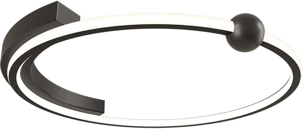 LED Modern Round Ceiling Light, 50W 19.7" Dimmable Flush Mount Ceiling Lamp with Remote Control, 3000K-6000K 3-Color Chandelier for Living Room Dining Room Bedroom