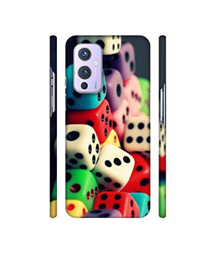 Image of Back Cover for OnePlus 9 (Plastic Multicolor)