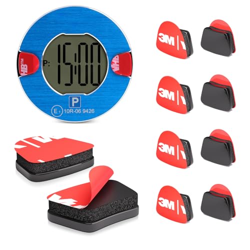 FIXCHORD 3M VHB 5952 8PCS Replacement Adhesive Pad Set Compatible with OOONO Park P-DISC NO1, NO2, NO3, CO-Driver NO2, Parking Meter Pad for Windscreens