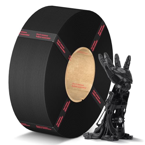 ANYCUBIC PLA Filament Refill 1.75mm, 3D Printer Filament, for Reusable Spools, Dimensional Accuracy +/- 0.02mm, Fit with Most Reusable Spools, 1KG, Bl